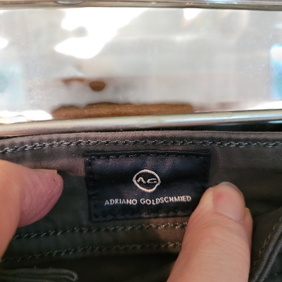 AG Adrianno Goldschmeid The Graduate mens gray chinos- 40 X 32. Y106 - Picture 3 of 8